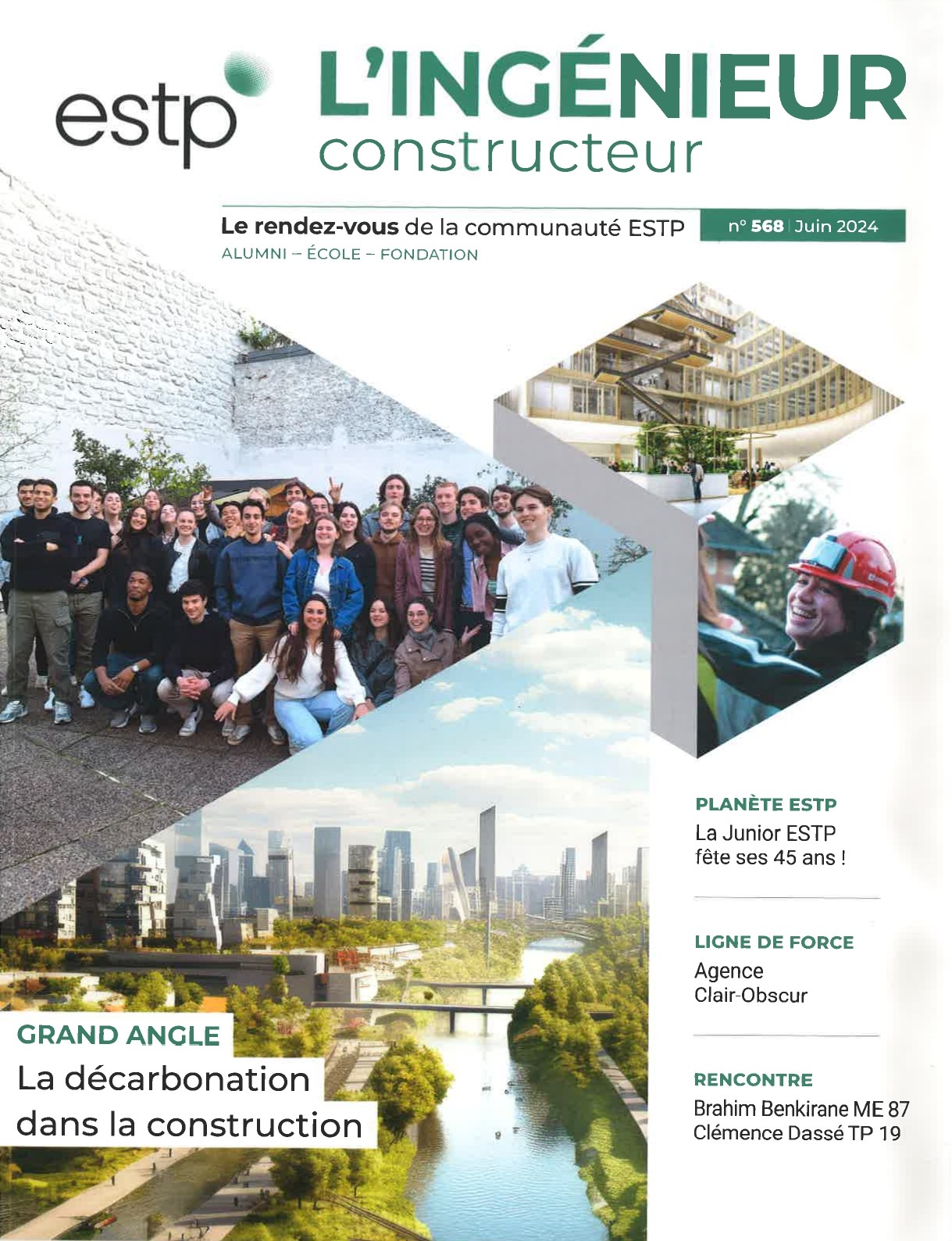 Sisa France dans le magazine ESTP « l’ingénieur constructeur » n°568 Juin 2024